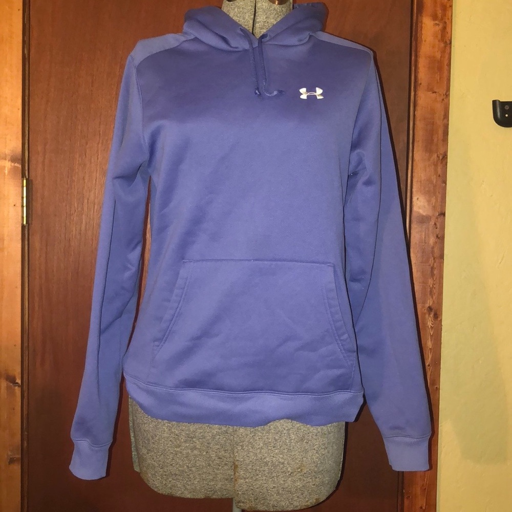 Light blue under armour hoodie